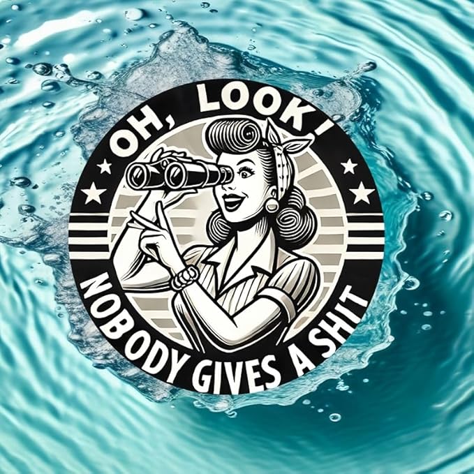1pc Humorous Quote Round Iron Sign, 8x8 Inch "Nobody Gives a Shit" Wall Art, Decorative Metal Plaque for Home, Garage, Street, Backyard, Club, Bar, Cafe - Gift Idea