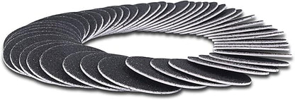 60pcs Replaceable Sandpaper Refill Discs for Electric Foot File Callus Remover Hard Dry Dead Skin Removal (Coarse 60 Grit)