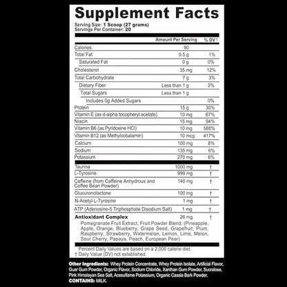 G Fuel Protein + Energy Drink Powder, Pre Workout Caffeine Mix for Gaming, Sugar Free Focus Amino, Vitamin + Antioxidants, 19oz (French Vanilla Latte, 20 Servings)