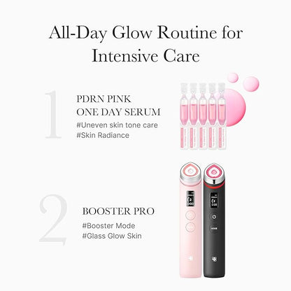 medicube Intensive Moisture & Skin Plumping Set: Salmon DNA PDRN Pink Peptide Serum and Salmon DNA PDRN Pink One Day Serum