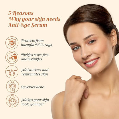 Shankara Ageless Vitamin C Serum with Gotu Kola for Hydrated, Younger-Looking Skin – Herbal Neck and Face Serum for Dark Spots, Fine Lines, Wrinkles – Cruelty-Free, Fragrance-Free (30ml)