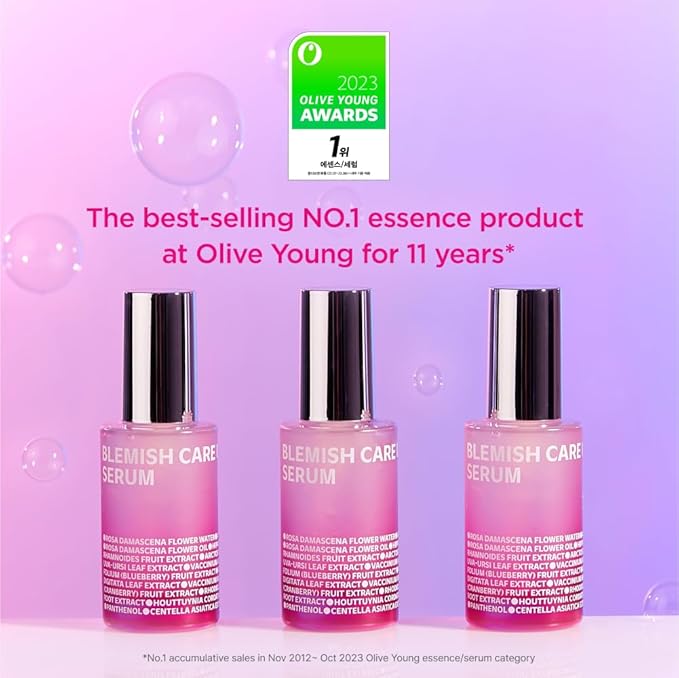ISOI Blemish Care Up Serum Gift Set, Korean Skin Care Set for Hydration & Radiance – Full Size or 5-Step Travel Kit Options (5-Step Special Kit (1.77 fl. oz))