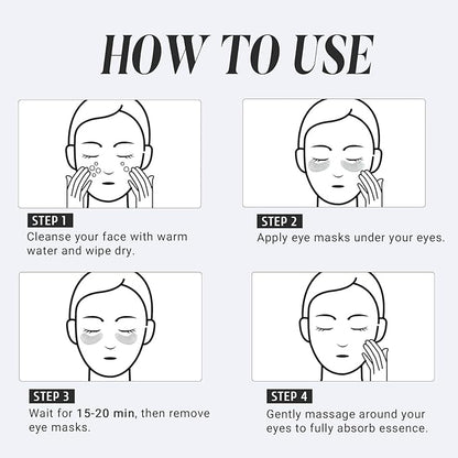 Under Eye Patches with Collagen and Peptide Eye Mask for Dark Circles and Puffiness,Face Mask Skin Care Products 30 Pairs