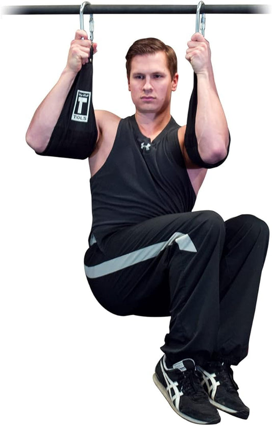 Body-Solid (AAB2) Gut Blaster Hanging Ab Straps for Pull up Bar - Ab Sling Straps Perfect for Abdominal, Leg Raises - Arm Straps for Home Gym
