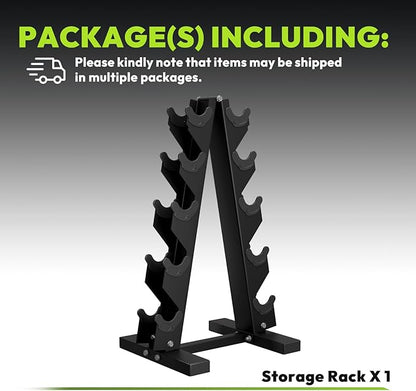 Dumbbell Rack A Frame Weight Rack Stand Dumbbell Weight Storage for Home Gym, Space-Saving Weight Stand for Home Gym