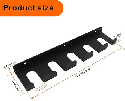 Vertical Wall Mounted Olympic Barbell Holder, Bar Holder, Barbell Storage Rack, Gym Rack Organizer, Home Gym Accessories Hanger for Home, Garage Gym