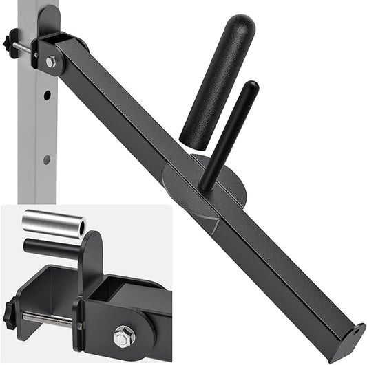 Belt Squat Attachment for 2" x 2" or 3" x 3" Power Rack with 5/8" or 1" Holes, Landmine Belt Squat Machine, Compatible with 1" & 2" Weight Plates, Home Gym Squat Rack Accessories