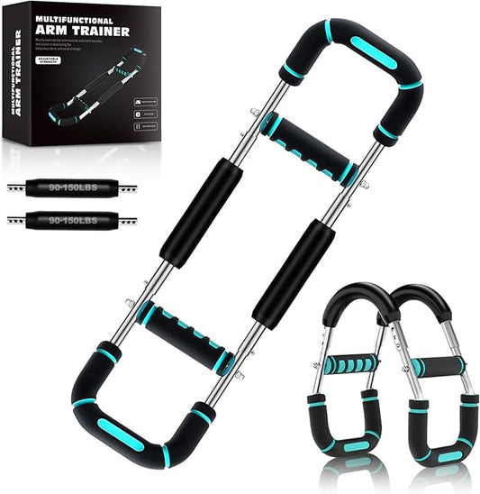 2025 Pro Twister Arm Trainer, Adjustable Power Twister Bar, Chest Shoulder Arm Workout Equipment, Portable Detachable Upper Body Fitness Machine for Home & Gym
