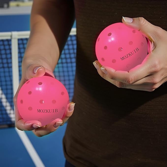 Pickleball Balls - USAPA Approved, 40 Holes Competition Pickle Balls for Tournament Play - High Visibility, Durable, Ideal for All Skill Levels