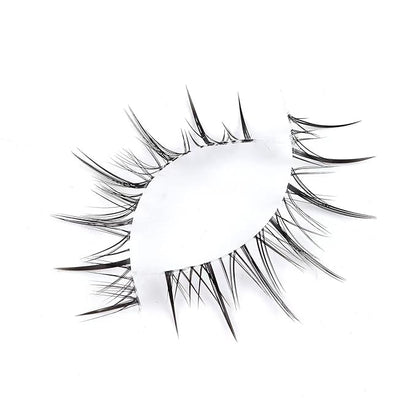 Manga Lashes Natural Look Clear Band Eyelashes,Japanese Anime Lashes 5 Pack,Cat Eyes