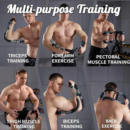 Aomoyun Arm Trainer,Adjustable Chest Expander,Chest Workout Equipment,Arm Exerciser,Portable Home Gym Equipment Upper Body Strength Training Machine for Men & Women.