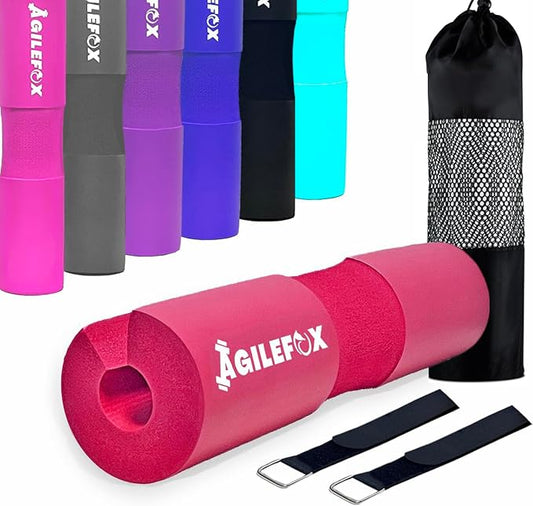 AGILEFOXX Barbell Pad - Squat Pad-Hip Thrust Foam Pad, Comfort & Safety for Strength Training