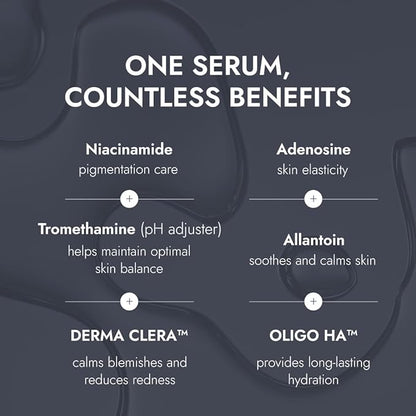 MIZON 7 Vegan Peptide Booster Serum Korean Anti-Aging Face Serum with Niacinamide & Hyaluronic Acid Hydrating Firming & Smoothing Skincare for Fine Lines & Skin Repair – 5.07 fl oz