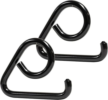 Serious Steel Fitness Resistance Band Collar Hooks (Pair) Use with Any 2"" Olympic Bar | Add Dynamic Resistance to Your Workout