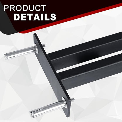 Olympic Barbell Hanger,Garage Gym Bar Wall Rack,Vertical Barbell Mount Rack, Gym Rack Organizer, Home Gym Accessories Hanger, Wall Mount Hooks for Olympic Barbells