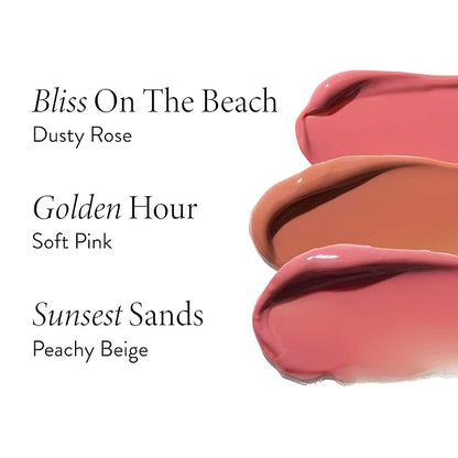 LAURA GELLER NEW YORK Shine-n-Shield Lip Balm SPF 15, Sunset Sands - Nourishes, Hydrates & Protects Lips