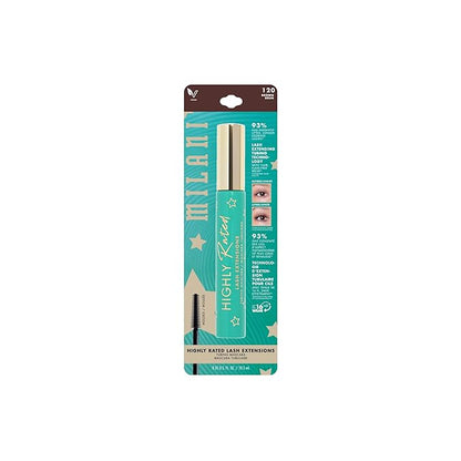 Milani Highly Rated Mascara - Brown | Length and Lift | Clump-proof, Smudge-proof 16HR wear