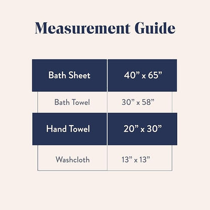 Brooklinen Super-Plush Turkish Cotton Bath Sheets Set of 2 Cotton, 820 GSM, Highly Absorbent, Machine Washable, Perfect for Home & Bathroom (40" x 65", White)