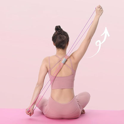 3PC Saludea Resistance Band,Figure 8 Exercise Bands for Women Men,8 Shaped Resistance Bands for Arms, Chest Expander, Yoga Gym Fitness Pulling Rope 8 Word Elastic,Figure 8 Resistance Band with Handles