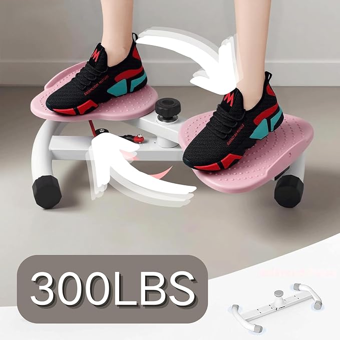 Waist Twisting Machine Fitness Tool, waist twister, 330LBS Capacity & 20dB Ultra-Quiet, Anti-Slip Home Gym Workout Equipment for Women Belly Fat