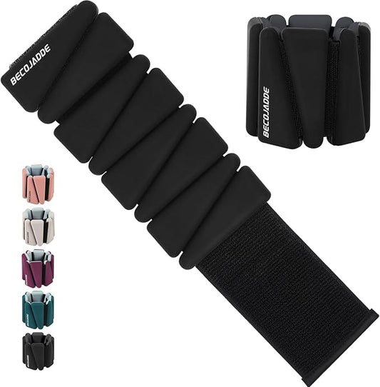 Ankle Weights Set of 2 (1 lb/2 lb/3 lb Each) Adjustable Wrist Weights for Women Men Wearable Arm Leg Weight for Pilates, Running, Walking, Workout, Yoga