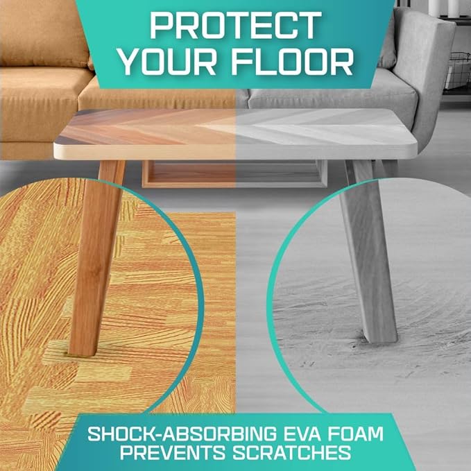 Yes4All 48SQ.FT Wood Grain Puzzle Exercise Mat Protective Flooring, EVA Interlocking Foam Floor Tiles with Border for Home