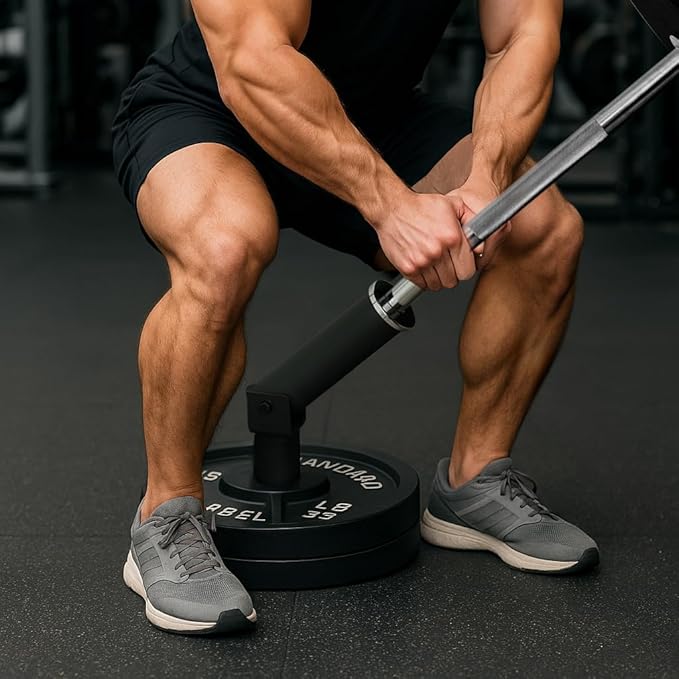 2 inch - Landmine Base Gym Equipment - T Bar Row Landmine Attachment For Barbell - Home or Small Spaces - T Bar Row Platform for Deadlift Squat Tricep Exercises