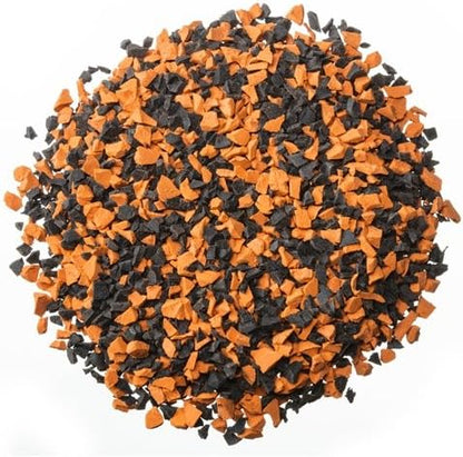 Poured-in-Place Surfacing Repair Kit Fix Rubber Playground (Orange/Black, Standard)