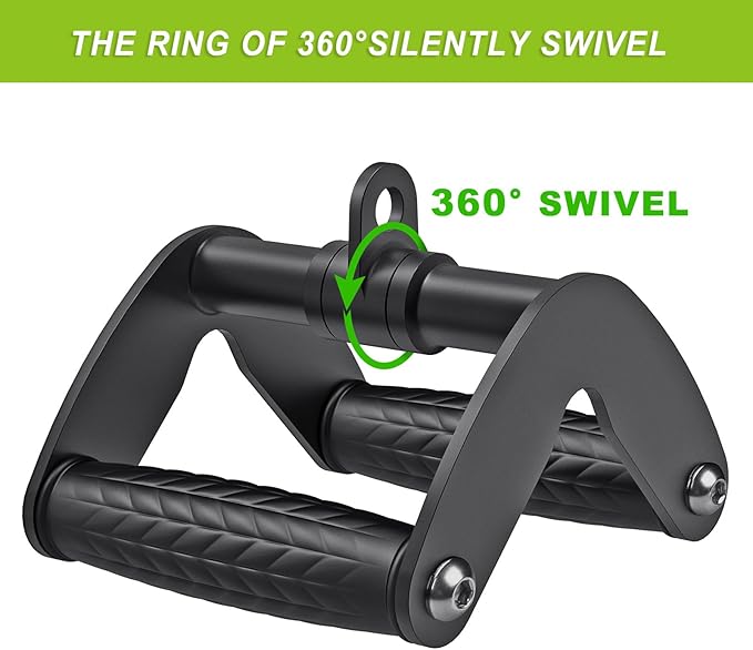 SELEWARE Tricep Rope Cable Machines Attachments for Gym, Heavy Duty Universal Tricep Pull Down Rope with Soft Rubber Ends for Home Gym Workout Biceps Back Shoulders