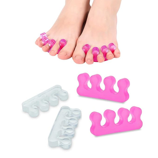 Toe Spacers for Women,Toe Separators for Women,Toe Separators Use for Separation of Toenails or Nails As Well As Relieve Orthopedic Bunion Symptoms.