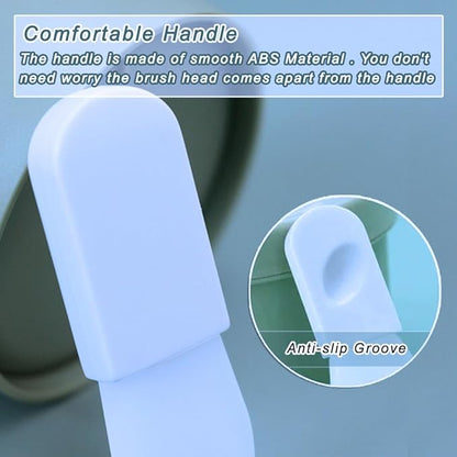 Face Mask Applicator Brushes, Mini Makeup Spatula Portable Beauty Tools Set for Facial Mud, Cosmetic Mask, Facial Clay, Eye Mask, Body Lotion, Body Butter, Serum, Cream. 3PCS Soft Silicone Brush Suit