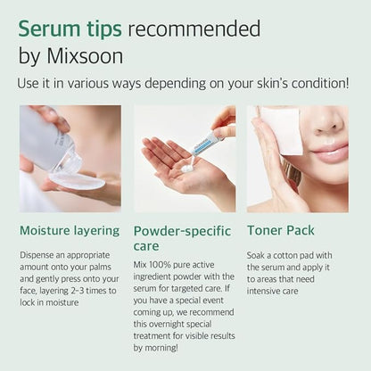 mixsoon Glacier Water Hyaluronic Acid Serum - Non-greasy Hydration Booster, Firming Facial Serum For Radiant, Dewy Skin - Korean Serum for Glass Skin (1.01 fl.oz / 30ml)