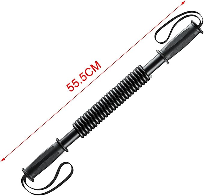 Spring Power Twister Bar, Upper Body Exercise, Fitness Workout Equipment, Chest Expander Strength Training for Muscle Pulling