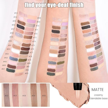 Kaely 8Pcs Cream Eye Shadow Sticks Set, Matte Eyeliner Pencil Eyeshadow Palette Makeup, Eye Highlighter Brightener Stick for Older Women Waterproof Pigmented, sombras para ojos, New-12