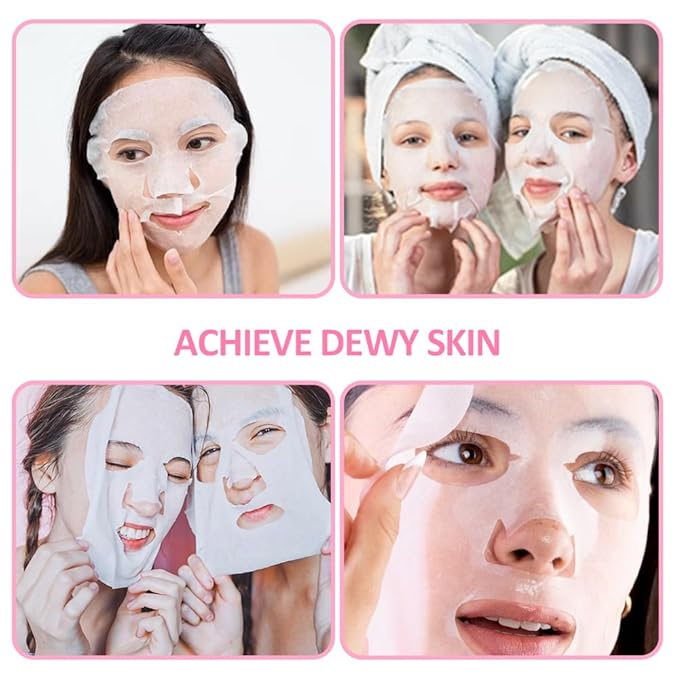 Kaely 6 Pack Variety Face Masks for Kids, Kids Face Mask Spa Day Kit Supplies, Spa Party Favors for Teens Girls Night, Sheet Facial Mask Skincare Gifts Set, Hydrating Soothe for All Skin Types, 02