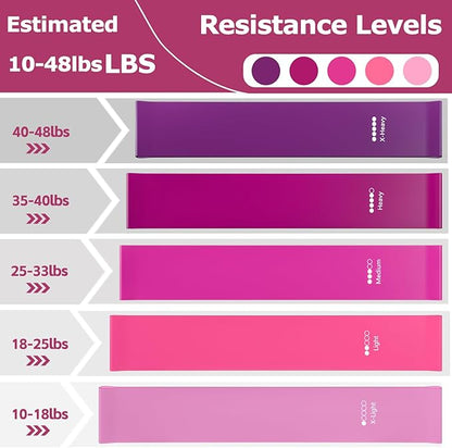 KABCON Pilates Equipment Essentials Set for Women at Home with Complete User Guide,13” Pilates Ring,9.8” Exercise Ball,Resistance Bands,Yoga Socks,Yoga Strap,13/14/16-Pcs Starter Workout Set