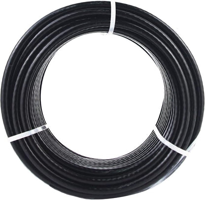 32.8Ft/98.4Ft Fitness Pulley Cable,Replacement Cable Machine Accessories for DIY Home Gym, Gym Cable Replacement,PVC Coated,Thick 3/16"(5mm)