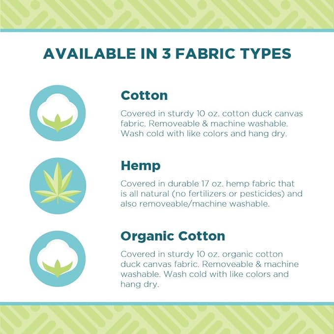Bean Products Hemp Zafu Meditation Cushion for Sitting on Floor, Hemp Yoga Pillow, Zafu Meditation Pillow, Zen Seiza Kneeling Prayer Pad Support - Made in USA - Round Natural