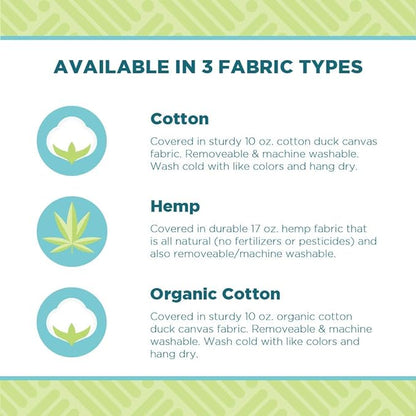Bean Products Hemp Zafu Meditation Cushion for Sitting on Floor, Hemp Yoga Pillow, Zafu Meditation Pillow, Zen Seiza Kneeling Prayer Pad Support - Made in USA - Round Natural