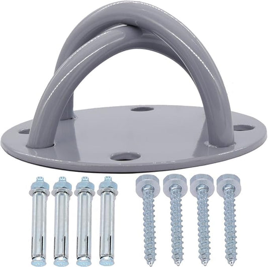 Wall Ceiling Mount Bracket for Gym & Home Suspension Straps Anchor for Olympic Rings Fitness Training Yoga Swing Battle Ropes Resistance Band & Boxing Equipment