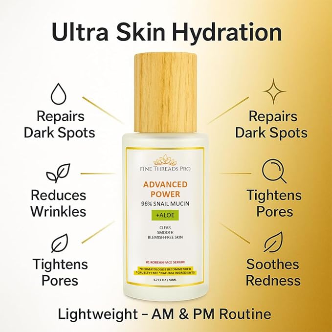Advanced Power Serum for Sensitive Skin Tightening; Dark Spots, Wrinkles, Hyperpigmentation; Fragrance-Free; Natural Ingredients