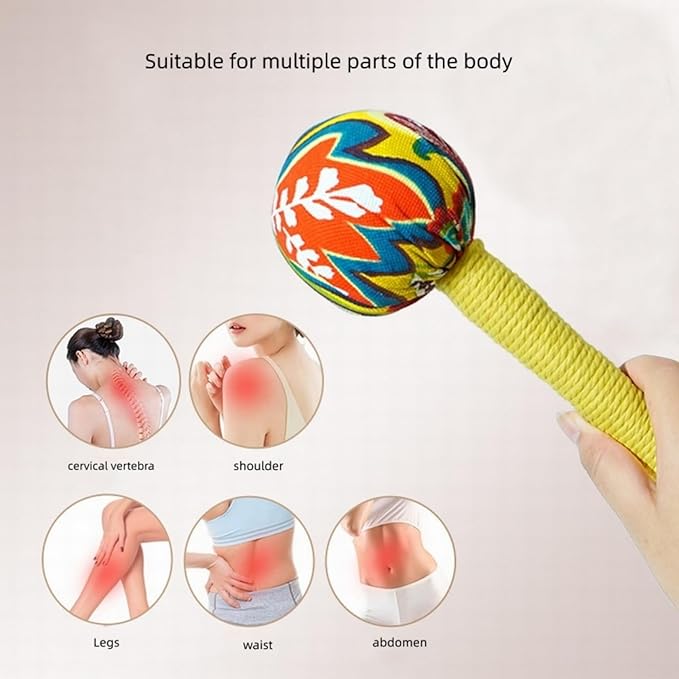 Body Massage Hammer, Massage Tool, Whole Body Muscle Soreness and Fatigue 2P Red, Light Green…