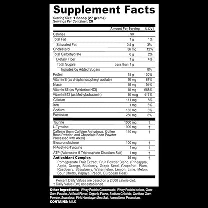 G Fuel Protein + Energy Drink Powder, Pre Workout Caffeine Mix for Gaming, Sugar Free Focus Amino, Vitamin + Antioxidants, 19oz (Cafe Mocha, 20 Servings)