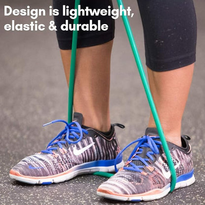 Body-Solid Tools (BSTRT) Medium Resistance Tube Bands - Exercise Tubes for Workouts, Beachbody Fitness, Home Gym - Durable Resistance Tubing with Comfort Grip Handles - (BSTRT-5PACK)