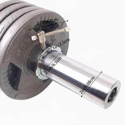 Olympic Barbell Collar for 2" Olympic Bar, Barbell Clamp Clips, Pair of Quick Release Stainless Steel Collars for Workout Weightlifting Fitness Pro Training