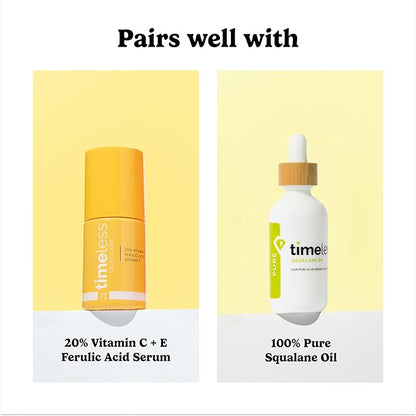 Timeless Skin Care Coenzyme Q10 Serum - Skin Care Serum for Smoothing - Fragrance-Free - Coenzyme Q10 - with Hyaluronic Acid - 1 oz