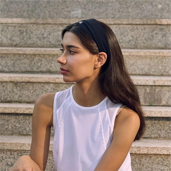 Non-Slip Headband (1 Pack) - Moisture Wicking Sports Sweatband for Men, Women & Youth - Athletic Workout Band for Running, Flag Football, Yoga, Tennis & Helmet Liner