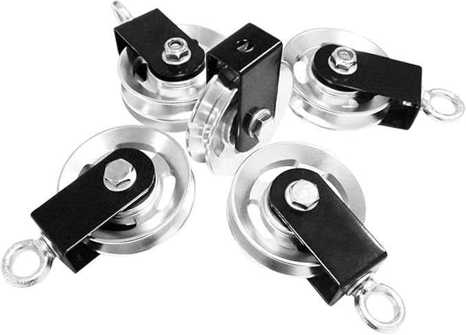 Bracket Aluminium Pulley Carrying Fitness Pulley Roller Wheel for Gym Equipment Home Accessories Gym Wheel
