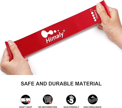 Resistance Bands Set, Himaly Exercise Bands Strength Training Fitness Bands Workout Elastic Bands with Legs Ankle Straps, Door Anchor, Handles & Carry Bag for Home Outdoor Workouts