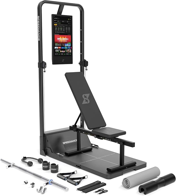 Speediance Home Gym, Smart AI-Powered Multi-Functional Smith Machine for Full Body Strength Training, All-in-one Gym Equipment, Digital Weight System, Workout Station, Squat Rack, Gym Monster 2
